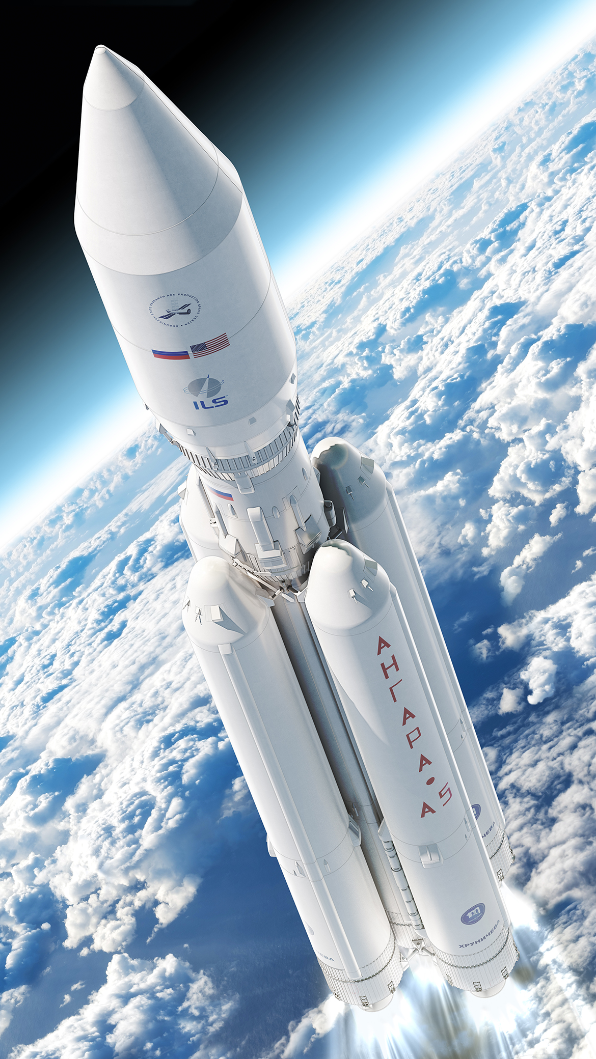 Angara A5 Rocket Launch