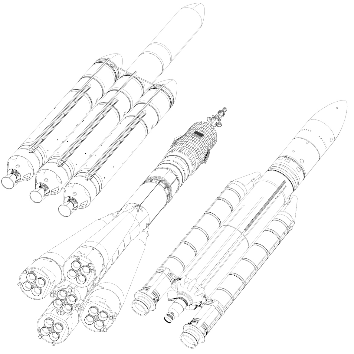 rocket line renderings